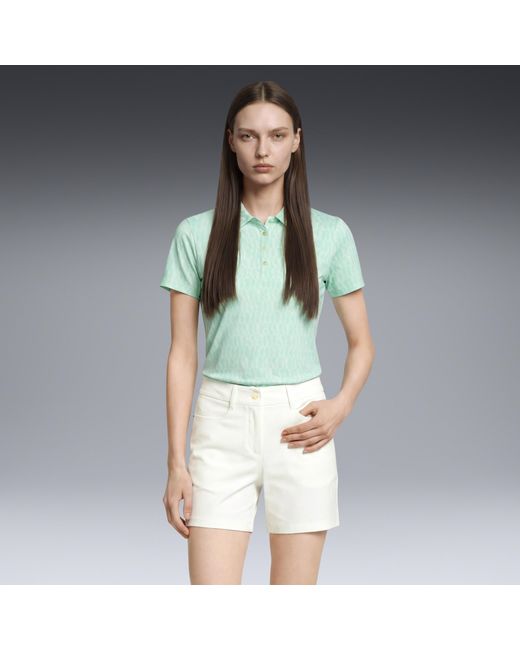PUMA Green Cloudspun Wavey Polo