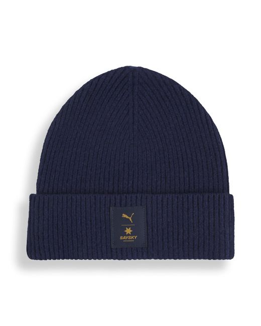 PUMA Blue X Saysky Merino Wool Running Beanie