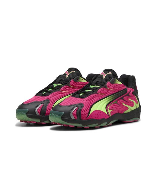 PUMA Red Inhale Sneakers Schuhe, Pes/Grün Glare