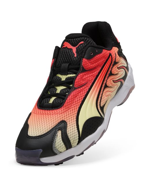 PUMA Red Inhale Sneakers Schuhe, Glowing/Schwarz