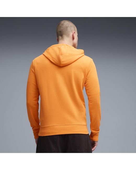 PUMA Orange Mclaren Racing Essentials Hoodie for men
