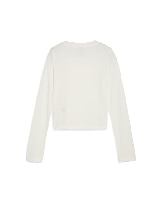 T-shirt À Manches Longues X Rosé PUMA en coloris White