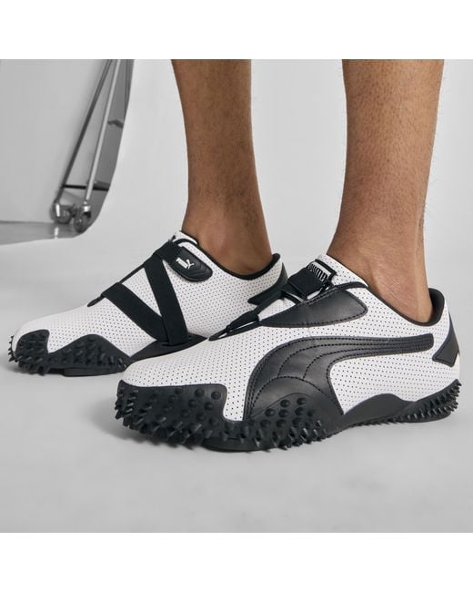 PUMA Black Mostro Perforated Sneakers