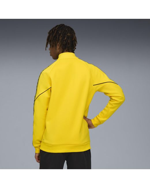PUMA Borussia Dortmund King Anthem Jacke Herren, Kleidung, Faster/Schwarz in Yellow für Herren