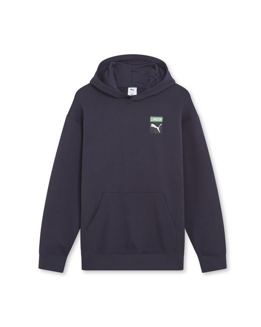 PUMA Blue Graphic Box Ldn Hoodie