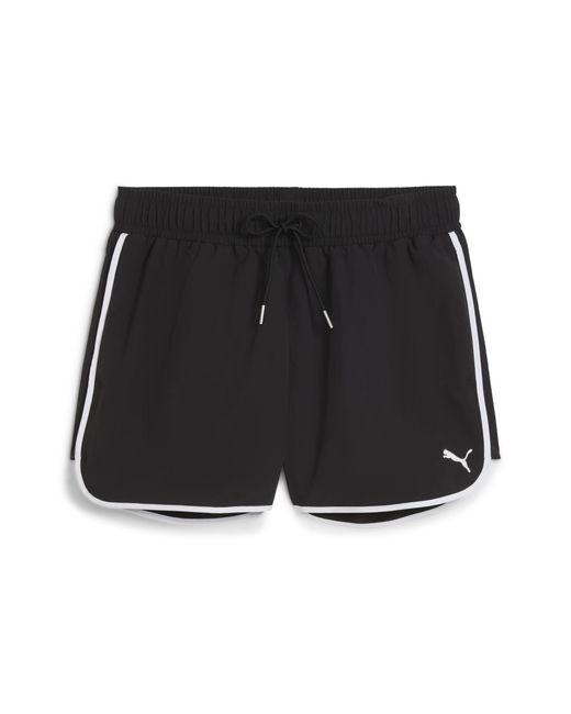 PUMA Black Wardrobe Essentials Woven 3" Shorts Damen