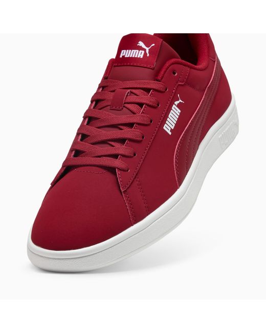 PUMA Smash 3.0 Buck Sneakers Voor in het Red