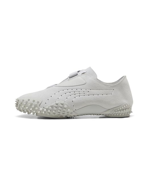 PUMA Gray Mostro Unlined Sneakers Schuhe, Glacial/Feather