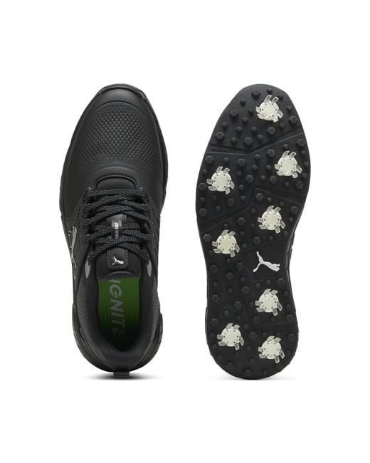 PUMA Black Ignite Elevate 2 Tour Golf Shoes for men
