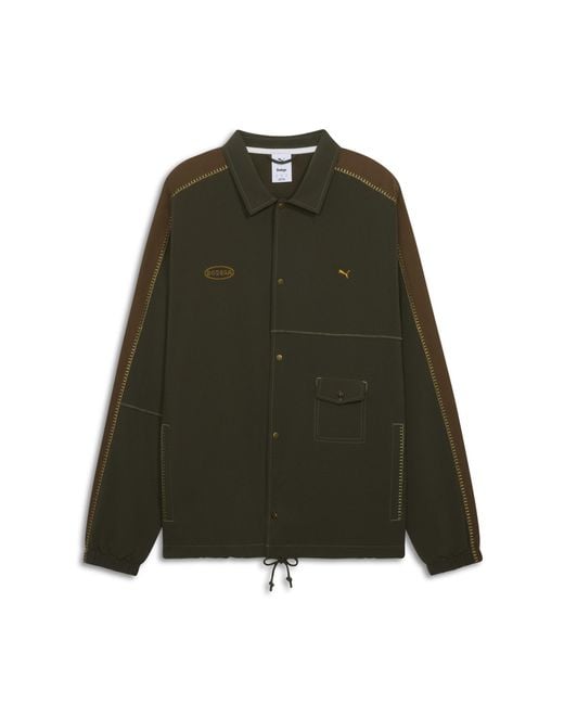 PUMA Green X Bodega T7 Coach's Jacket for men