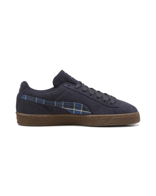 PUMA Blue Suede Patch Sneakers