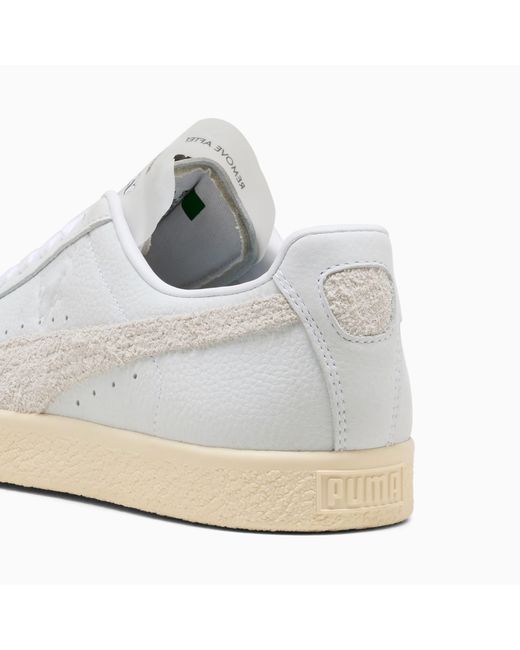 PUMA Clyde Laundry Boys Ii Sneakers Unisex in het White