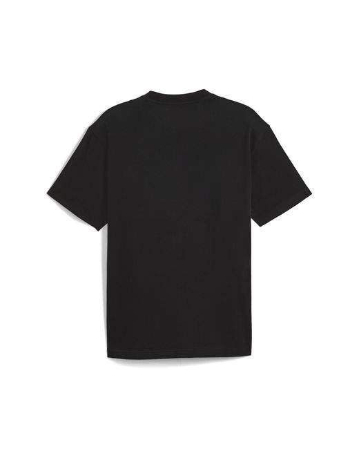 PUMA Ac Milan Ftblstatement Celerator Uniseks T-Shirt, Zwart/Rood, Maat in het Black