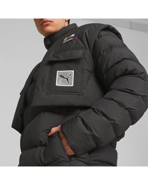 PUMA Bmw M Motorsport Garage Crew Jacket in Black for Men Lyst UK