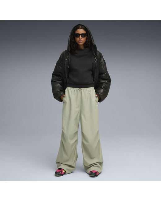 PUMA Wardrobe Essentials Geweven Parachutebroek Voor Maat in het Green