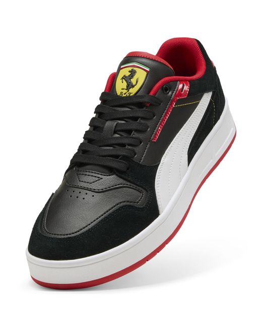 PUMA Red Scuderia Ferrari Court Classic Street Sneakers for men