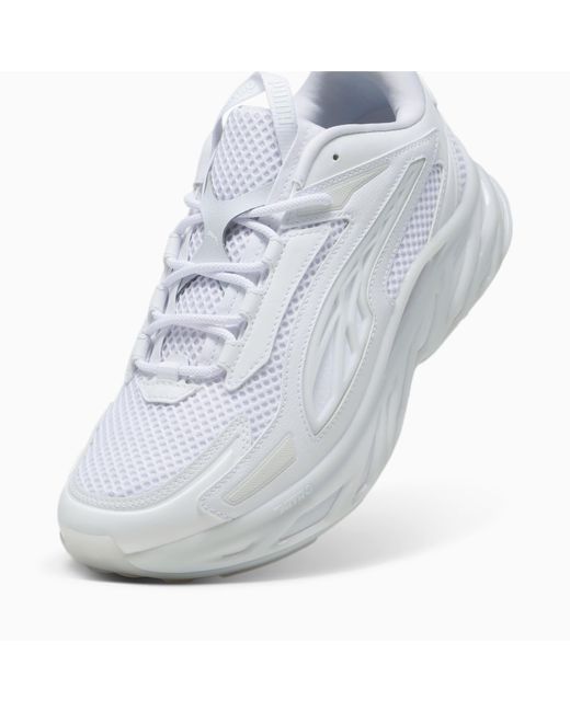 PUMA White Exotek Base Sneakers