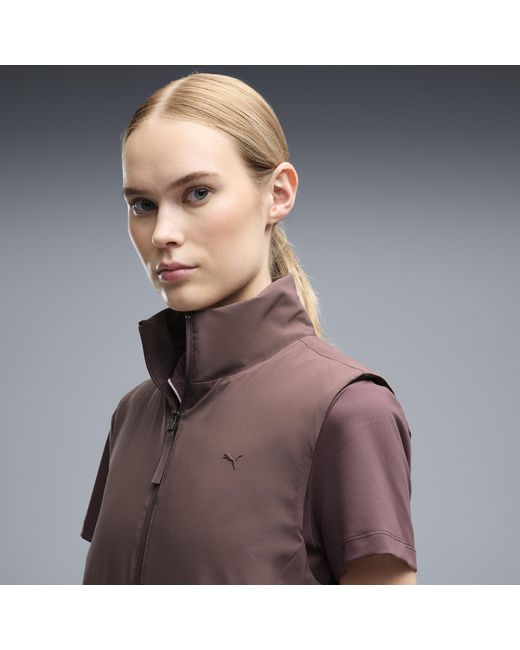 PUMA Brown Windcell Insulated Golf Vest