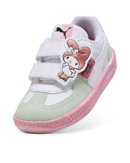 PUMA Pink X Hello Kitty And Friends Palermo Sneakers Mit Klettverschluss Babys Schuhe Für Damen