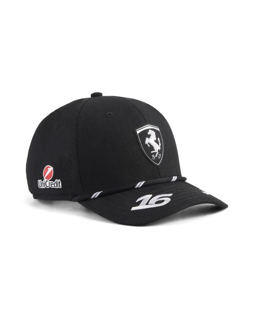 PUMA Black Scuderia Ferrari Replica Singapore Charles Leclerc Baseball Cap