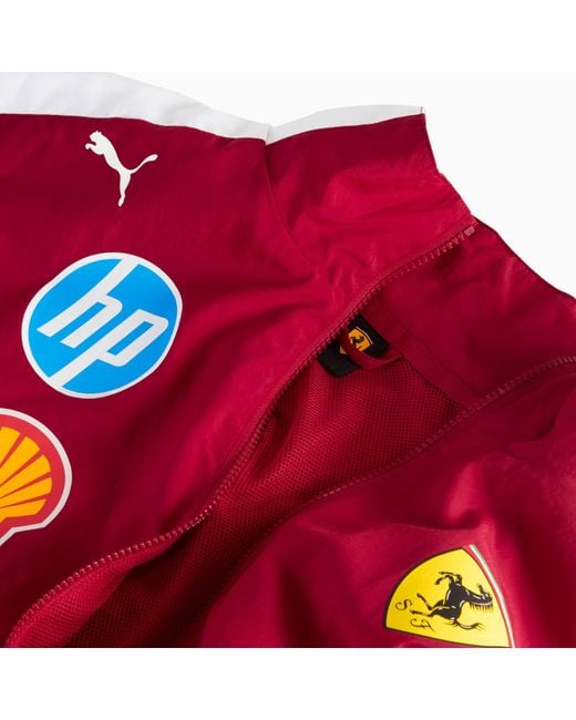 PUMA Red Scuderia Ferrari 2025 Drivers T7 Oversized Jacket