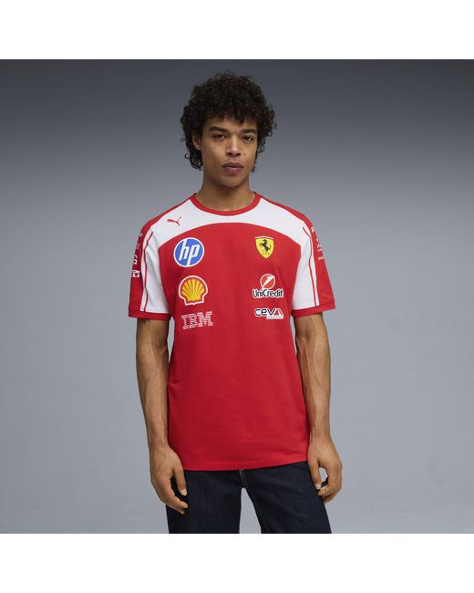 PUMA Red Scuderia Ferrari Hp Replica T-Shirt