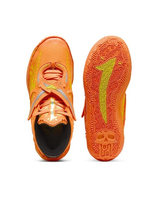 PUMA Orange X Fast & Furious Mb.05 La Basketball Shoes