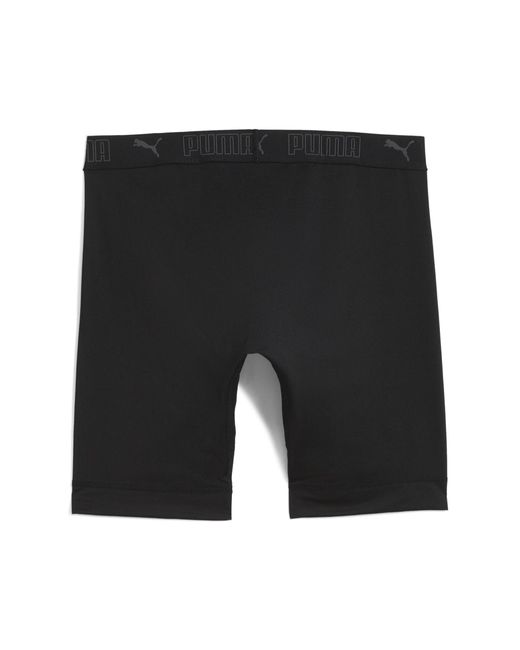Bóxer Largo Sport De Microfibra Para Hombre (Paquete De 2) Ropa, Negro PUMA de hombre de color Black