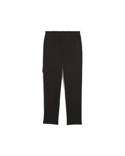 PUMA Black Elevated Essentials Cargo Pants for men