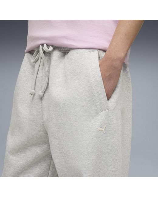 PUMA Gray Select Essentials Relaxed Sweatpants for men