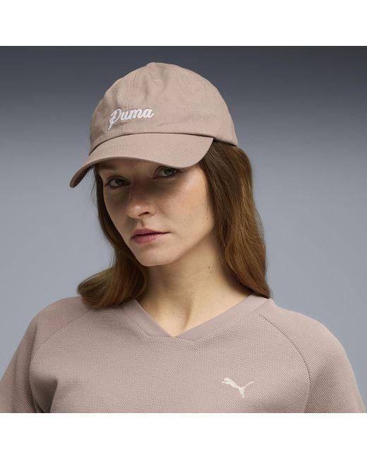 Gorra Essentials Script Dad, Accesoiros PUMA de color Gray