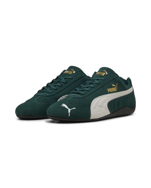 PUMA Green Speedcat Og Sneaker Schuhe, Dark Myrtle/Weiß