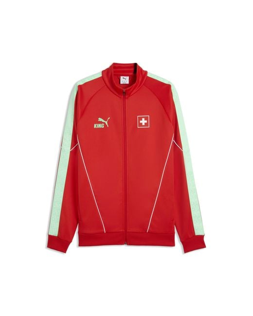 PUMA Red Switzerland King Anthem Jacket for men