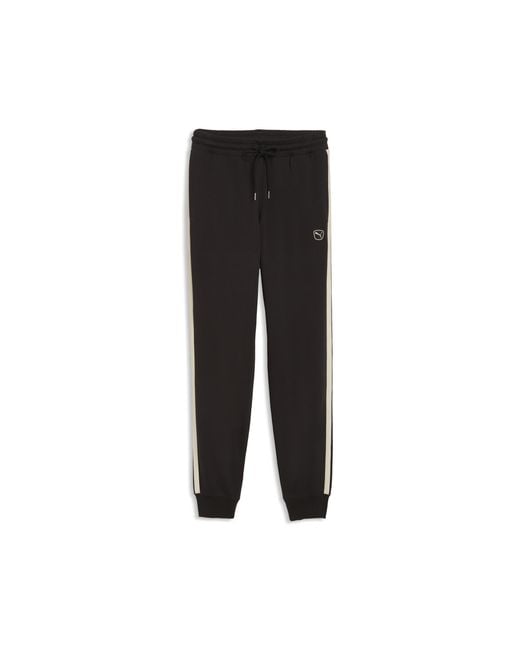 PUMA Black Elevated Essentials Sweatpants for men
