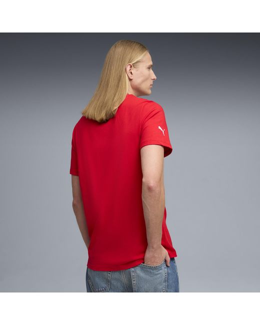 PUMA Scuderia Ferrari Colored Shield Tee for men