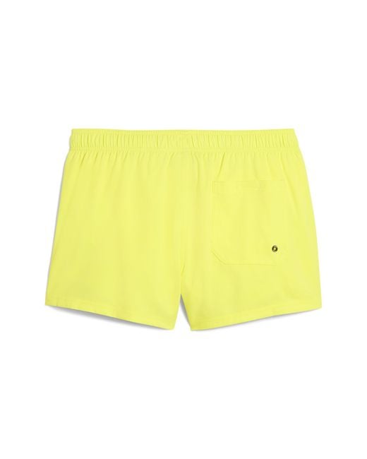 PUMA Licence Kurze Badeshorts Herren in Yellow für Herren