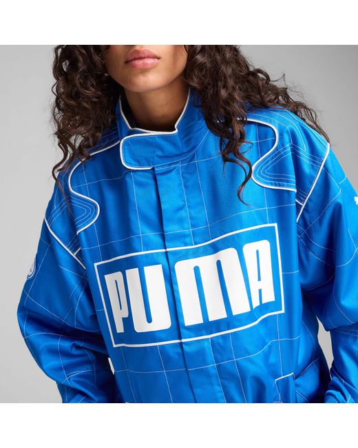 PUMA Blue Archive Seasonal Relaxed Racer Jacket