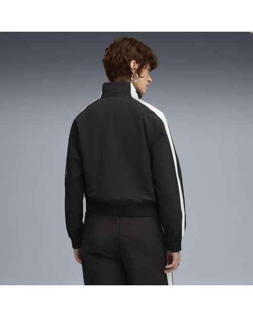 Chaqueta De Chándal T7 Tejida De Corte Holgado Para Mujer, Ropa, Negro PUMA de color Black