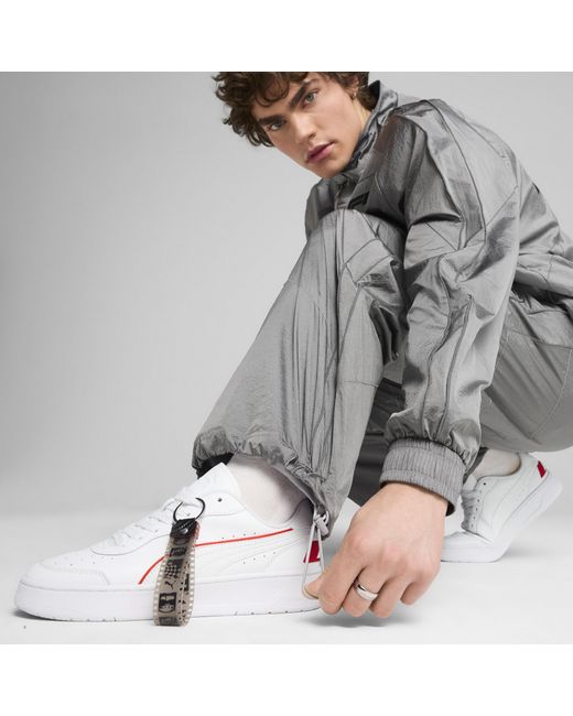 PUMA Gray F1 T7 Oversized Track Pants for men