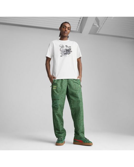 PUMA X Tmnt Relaxed Top Met Print in het White voor heren