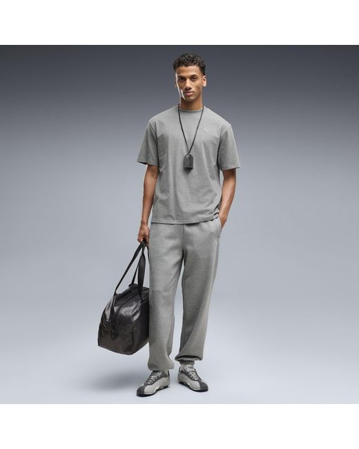 PUMA Gray Select Essentials T-Shirt for men