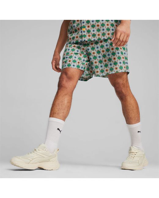PUMA Green Classics Woven Shorts for men