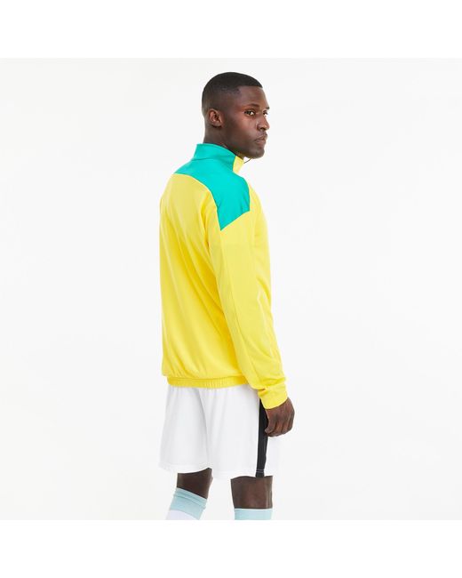 Senegal Stadium Men's Football Jacket PUMA de Tejido sintético de color  Amarillo para hombre | Lyst