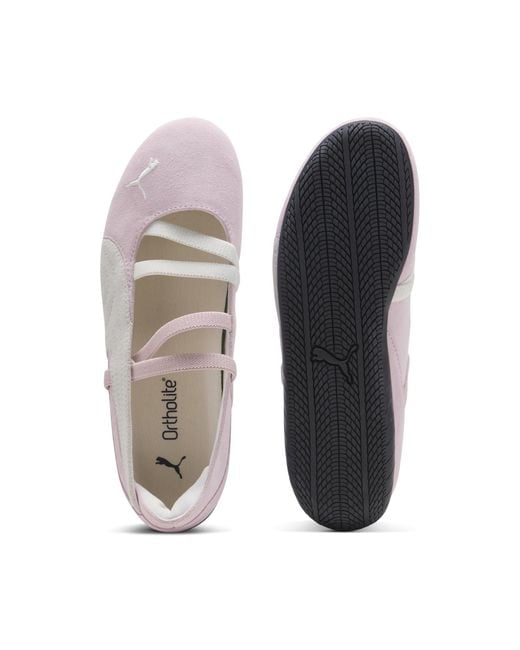 PUMA Speedcat Ballet Suede Schoenen Voor Roze/Wit in het White