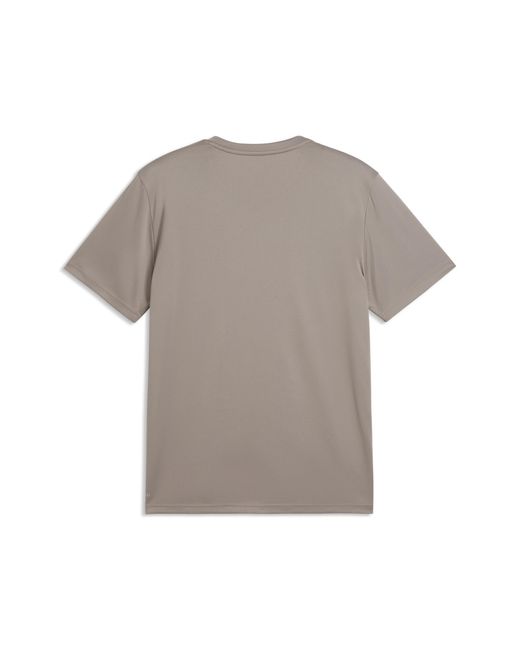PUMA Gray Tad Essentials Solid Cat T-Shirt for men