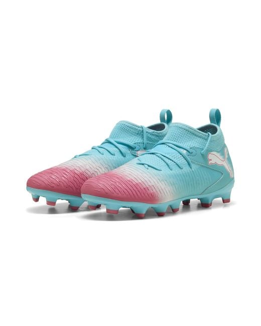 PUMA Blue Future 8 Match Re-Charge Fg/Ag Fußballschuhe Teenager, Schuhe, Hero/Weiß/Sunset Rosa