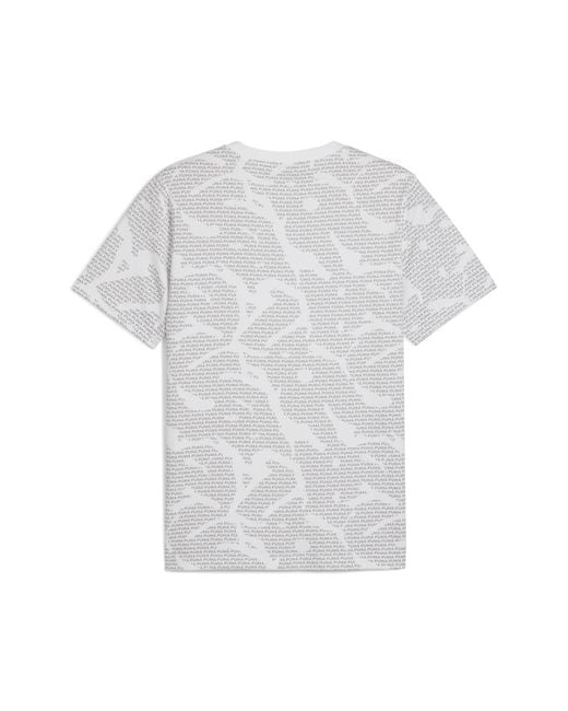 Camiseta Essentials Logo Lab Para Hombre PUMA de hombre de color White