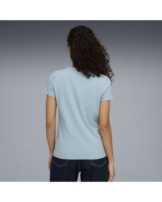 PUMA Blue Elevated Essentials T-Shirt