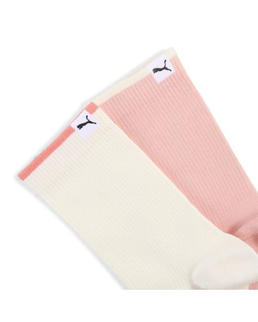 Chaussettes Côtelées Classiques (lot De 2) PUMA en coloris Pink