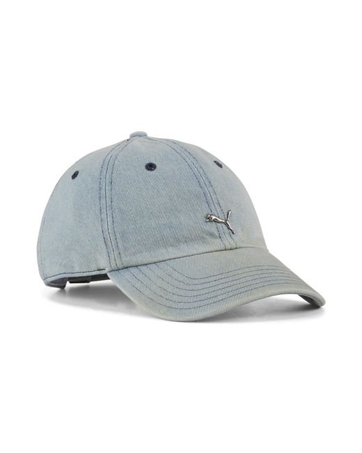 PUMA Blue Wardrobe Essentials Metal Dad Cap